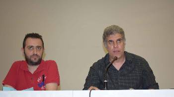 Από το πάνελ της εκδήλωσης. Δεξιά ο Ν. Χριστάνης