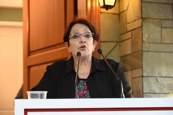Η Αλ. Παπαρήγα μίλησε στην εκδήλωση