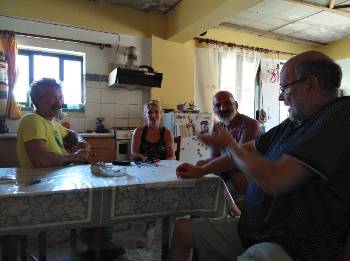 Από τη συζήτηση με κτηνοτρόφους στον Αη Στράτη