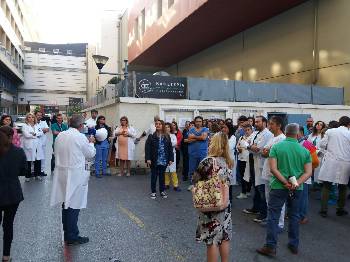 Από παλιότερη κινητοποίηση των εργαζομένων στον «Ευαγγελισμό»