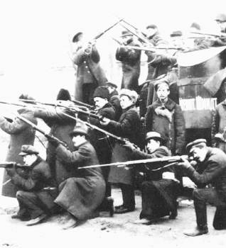 Ομάδα της Κόκκινης Φρουράς του μαχητικού αποσπάσματος του εργοστασίου «Πουτίλοφ»