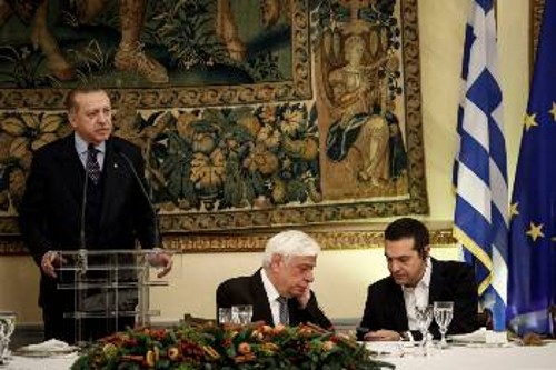 Από το επίσημο δείπνο στο Προεδρικό Μέγαρο την Πέμπτη το βράδυ