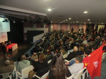 Από τη συγκέντρωση στη Σάμο