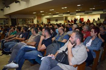 Από τη χτεσινή σύσκεψη συνδικάτων και φορέων στη Θεσσαλονίκη