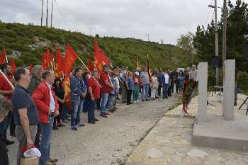 Από την εκδήλωση στο μνημείο της 3ης Μεραρχίας