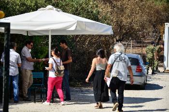 Από περιοδεία του ΚΚΕ στην περιοχή την περασμένη Πέμπτη