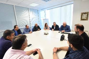 Από τη συνάντηση με το ΔΣ του Σωματείου Εργαζομένων