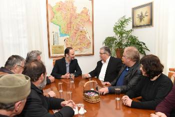 Από τη συνάντηση με τον αντιπεριφερειάρχη