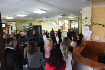 Θερμή υποδοχή στο Θεραπευτήριο Χρόνιων Παθήσεων στο Καρπενήσι