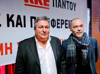 Ο Κ.Μπασδέκης (αριστερά) και ο Γ.Δελιχάς (δεξιά)