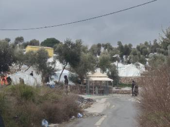 Το hot spot στη Λέσβο