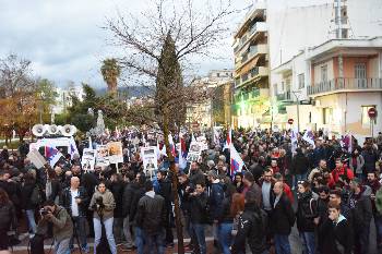 Η συγκέντρωση στην Καλαμάτα την Πέμπτη