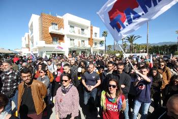 Κινητοποίηση στην Καλαμάτα, εκεί όπου η συνδικαλιστική μαφία ήθελε να κάνει συνέδριο με νόθους και εργοδότες