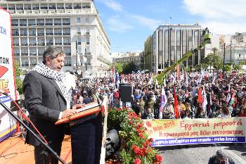 Ο πρέσβης του κράτους της Παλαιστίνης, Μ. Τουμπάσι