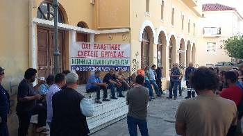 Από τις κινητοποιήσεις του Σωματείου Εργαζομένων ΔΕΥΑ Μεσσηνίας