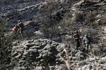 Ολοκληρωτική καταστροφή στο σημείο που έπεσε ο πύραυλος