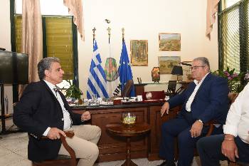 Με τον δήμαρχο Χίου