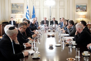 Από τη συνάντηση του πρωθυπουργού με τα ισραηλινά λόμπι