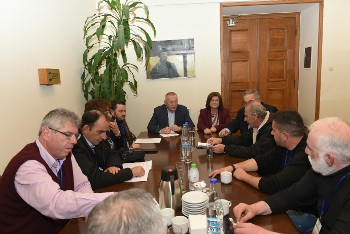 Από τη συνάντηση με την αντιπροσωπεία της Κοινοβουλευτικής Ομάδας του ΚΚΕ