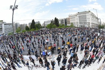 Από την πρώτη μεγάλη κινητοποίηση των καλλιτεχνών τον Μάη του 2020
