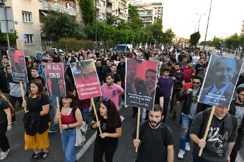 Από τη διαδήλωση φοιτητικών συλλόγων στις 4/6