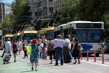 Το χάος στο κέντρο της Αθήνας συνεχίζεται
