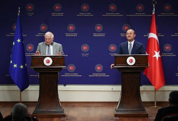 Από την πρόσφατη συνάντηση του ύπατου εκπροσώπου της ΕΕ για την Εξωτερική Πολιτική Ζ. Μπορέλ με τον Τούρκο ΥΠΕΞ Μ. Τσαβούσογλου