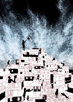 Ανδριάννα Κουμεντάκου, «Slum reformation», 50 x 70, digital art, 2021