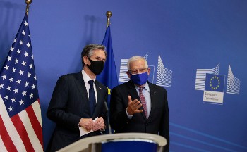 Από τη συνάντηση Μπλίνκεν - Μπορέλ στις Βρυξέλλες