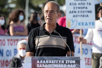 Ο Γ. Λαμπράκης έκανε την κεντρική ομιλία στη συγκέντρωση