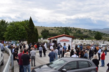 Στη γενέτειρά της, την Χαραυγή Κοζάνης, έγινε την Κυριακή η κηδεία της