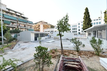 Προκάτ στο 8ο Γυμνάσιο Αθήνας