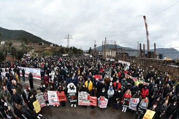 Από την πρόσφατη μεγάλη συγκέντρωση στη Λάρυμνα