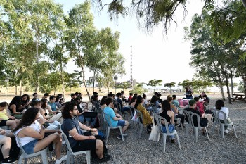 Από την εκδήλωση με μαθητές την Παρασκευή το απόγευμα