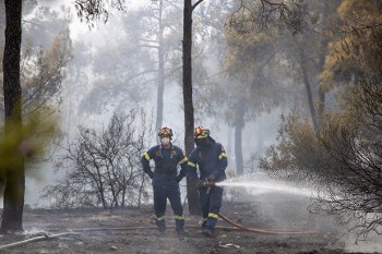 Από την πυρκαγιά της Κυριακής