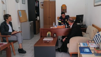 Με τη διοίκηση του Πυροσβεστικού Σταθμού