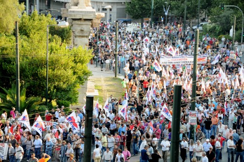 Το απογευματινό συλλαλητήριο ξεκινά από τους Στύλους του Ολυμπίου Διός
