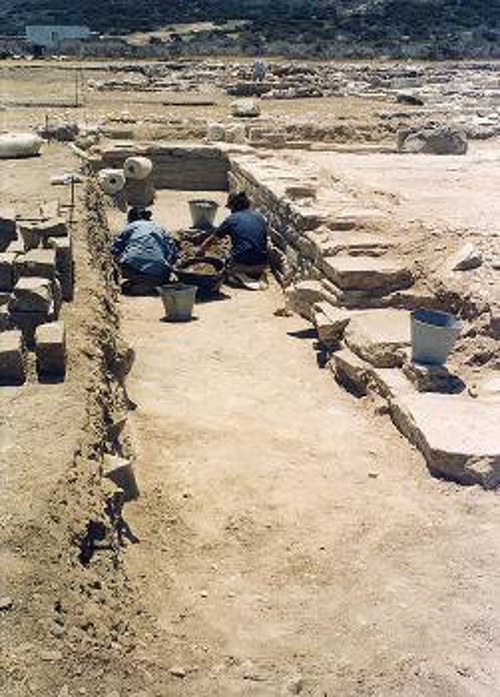 Αρχαιολόγοι... «κοπανατζήδες» εν ώρα ανασκαφής