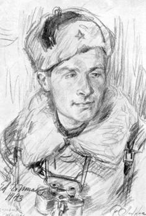 Στρατιώτης του Κόκκινου Στρατού (Εργο του E. Einman) 