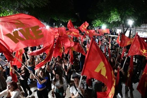 Από τη μεγάλη προεκλογική συγκέντρωση στη Θεσσαλονίκη