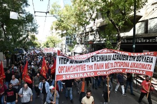 Πανοικοδομική απεργία για τη Σύμβαση, το ένσημο, τα μέτρα υγείας και ασφάλειας
