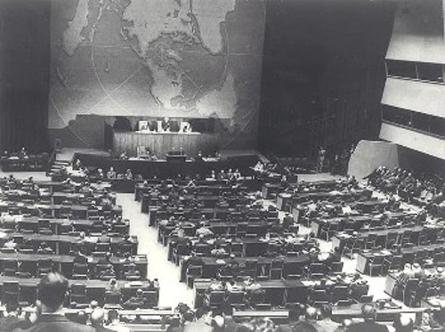 Η συνεδρίαση του ΟΗΕ που υπερψήφισε το σχέδιο δημιουργίας δύο ανεξάρτητων κρατών στην Παλαιστίνη, 1947