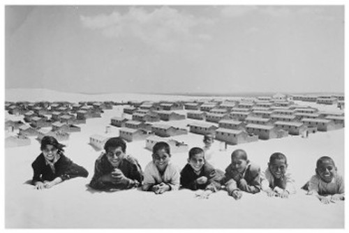 Καταυλισμός προσφύγων στη Γάζα το 1955