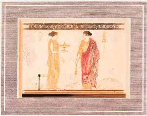 «ΙΙ. Ζωγράφος του Αχιλλέα», από τη σειρά «Δέκα Λευκαί Λήκυθοι του Μουσείου Αθηνών». Δημιουργία του Γ. Κεφαλληνού και μαθητών του