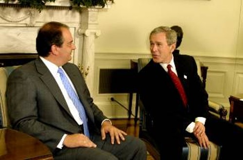 Από την προηγούμενη συνάντηση Καραμανλή - Μπους πριν ένα χρόνο