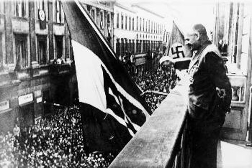 Συγκέντρωση προπαγάνδας του φασισμού στη ναζιστική Γερμανία