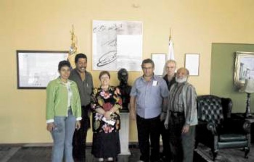Η αντιπροσωπεία του ΚΚΕ με στελέχη του ΚΚ Βενεζουέλας