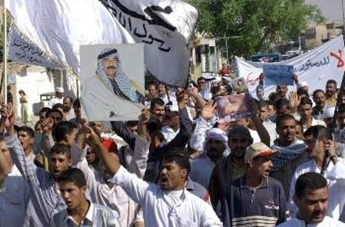 Διαδήλωση σουνιτών κατά του «Συντάγματος»