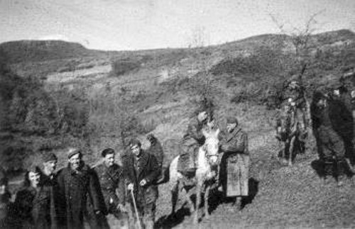 Πορεία του ΔΣΕ από το Βίτσι στο Γράμμο το Μάρτη του 1948