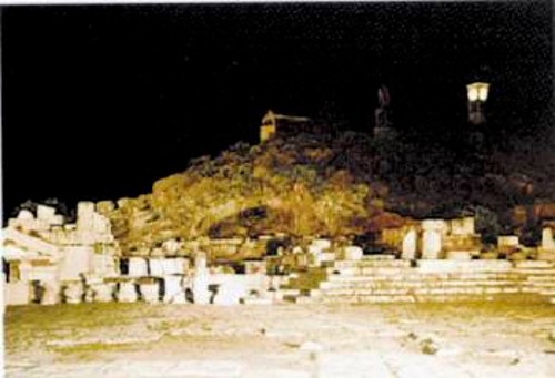 Τμήμα του αρχαιολογικού χώρου Ελευσίνας